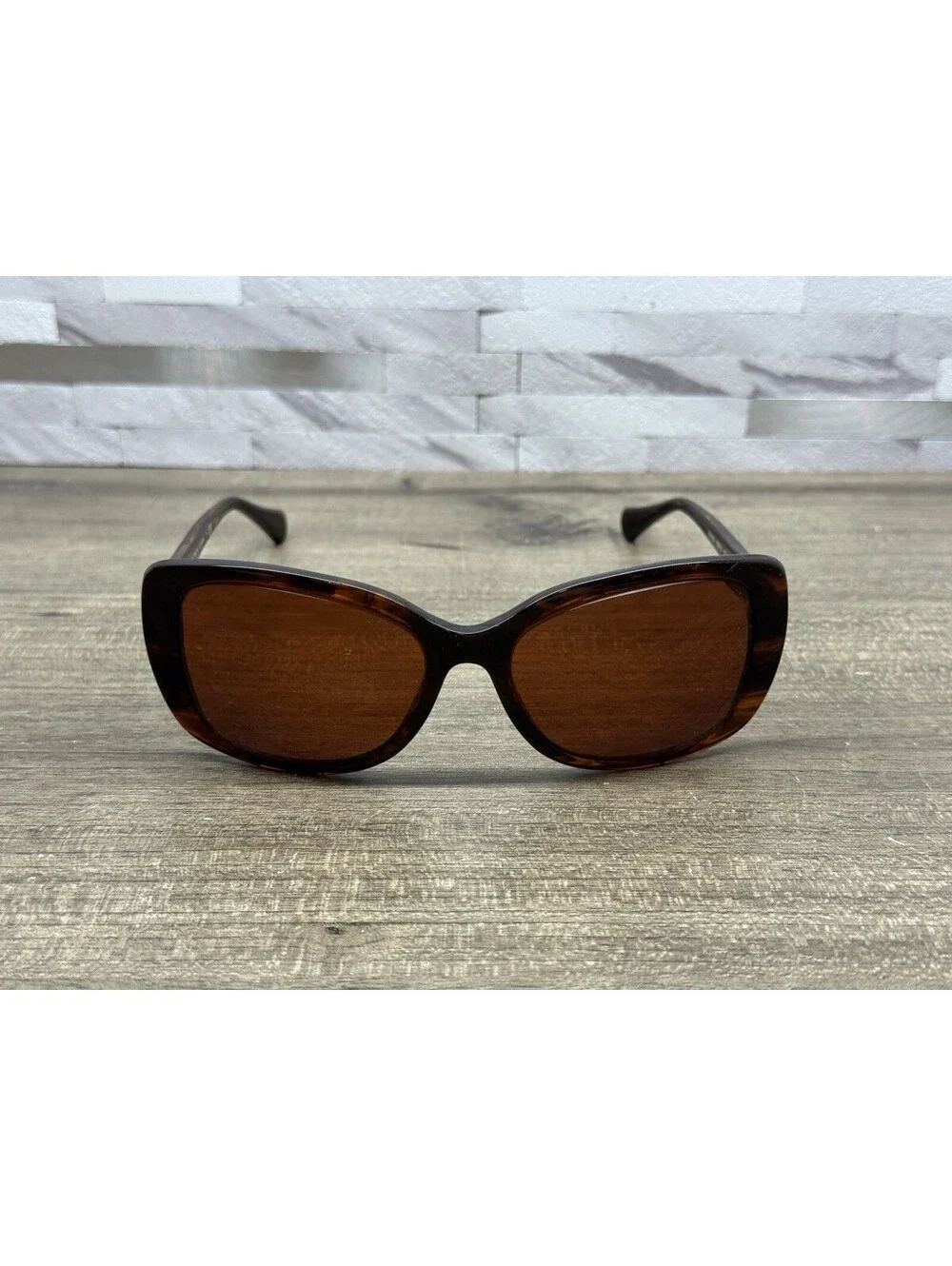Ralph Lauren Brown Tortoise Gold Oversized Eyeglasses RA5223 1625/13 57[]16-140